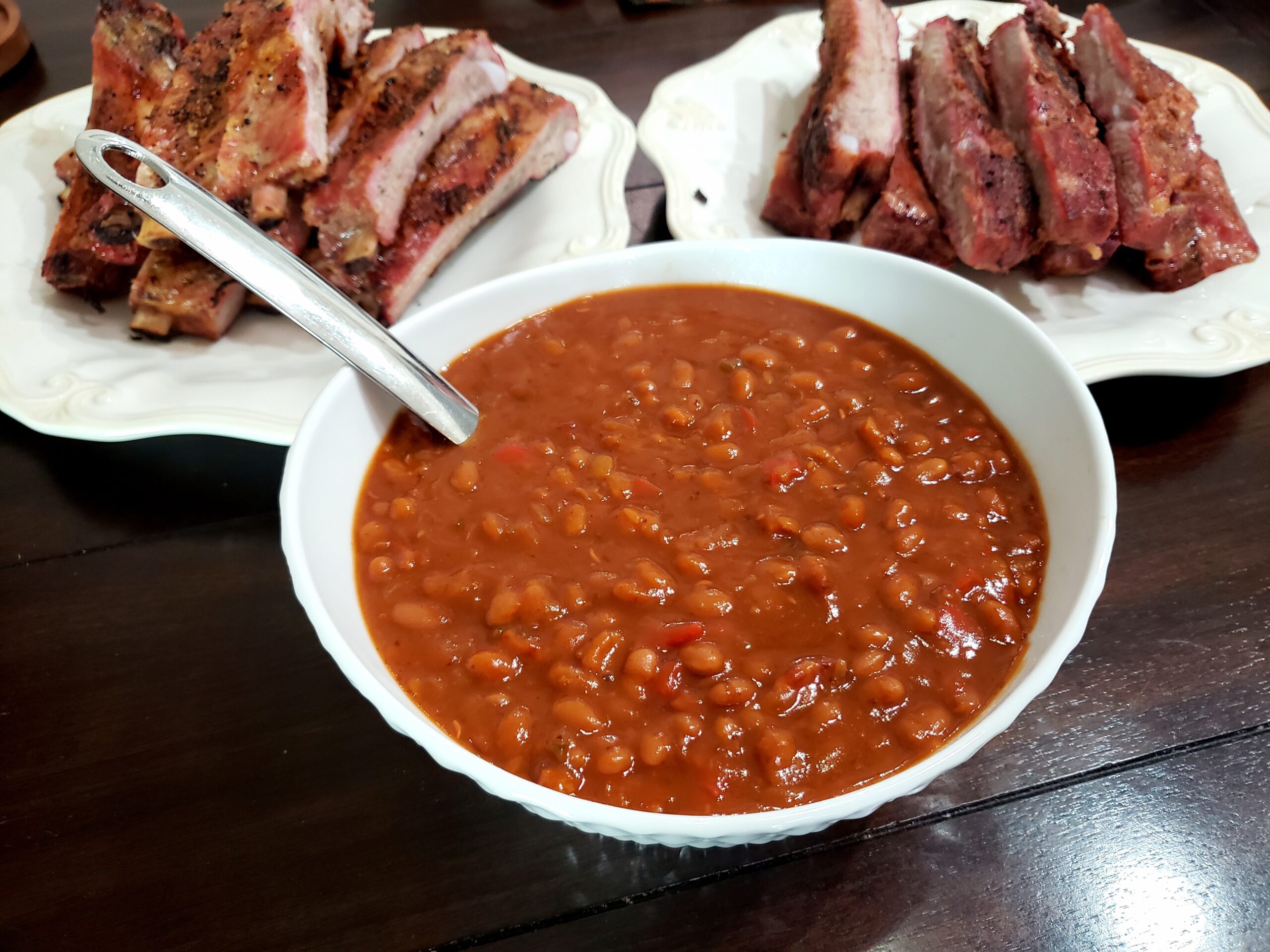 Sweet and Spicy Baked Beans