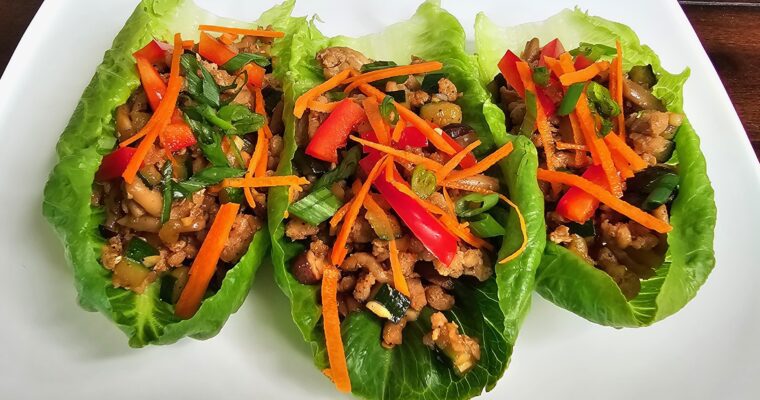 Asian Chicken Lettuce Wraps