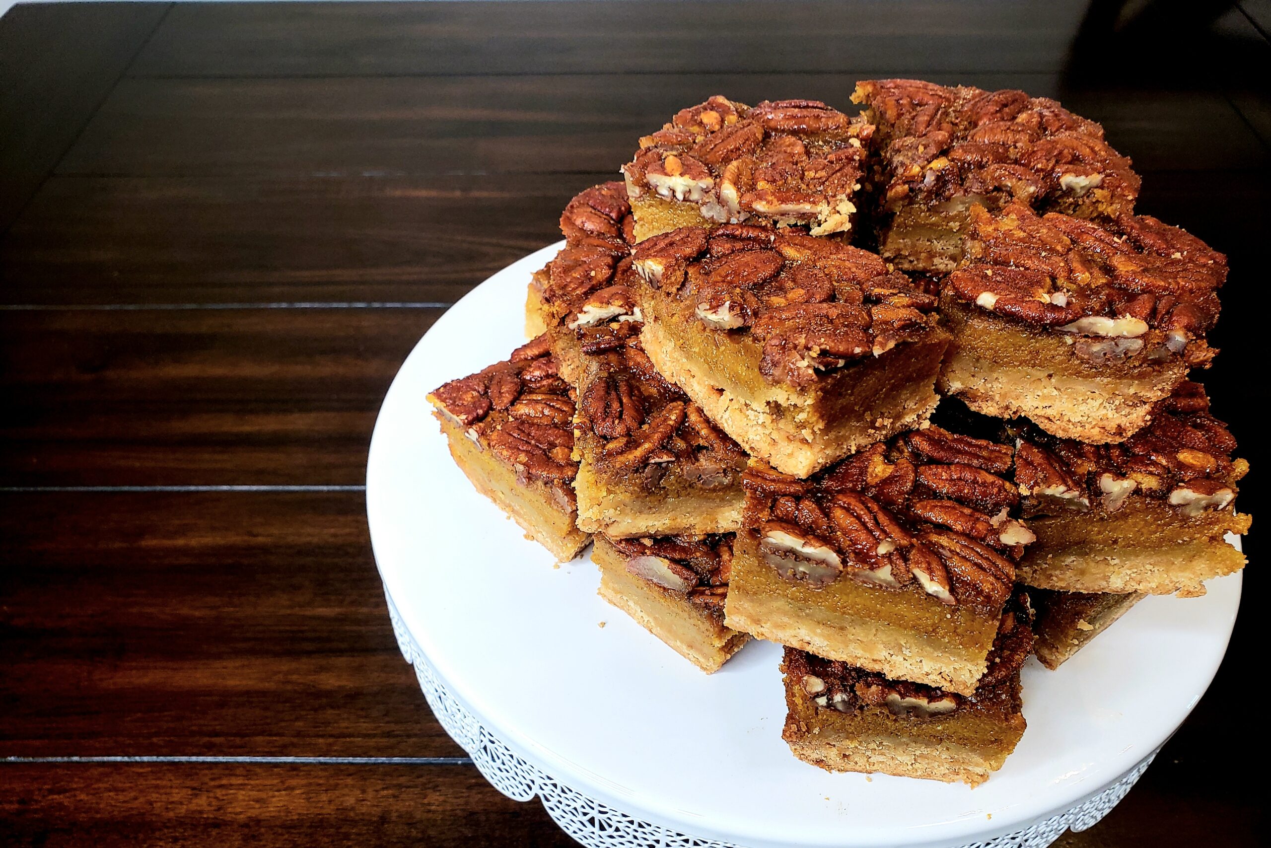 Pumpkin-Pecan Pie Bars