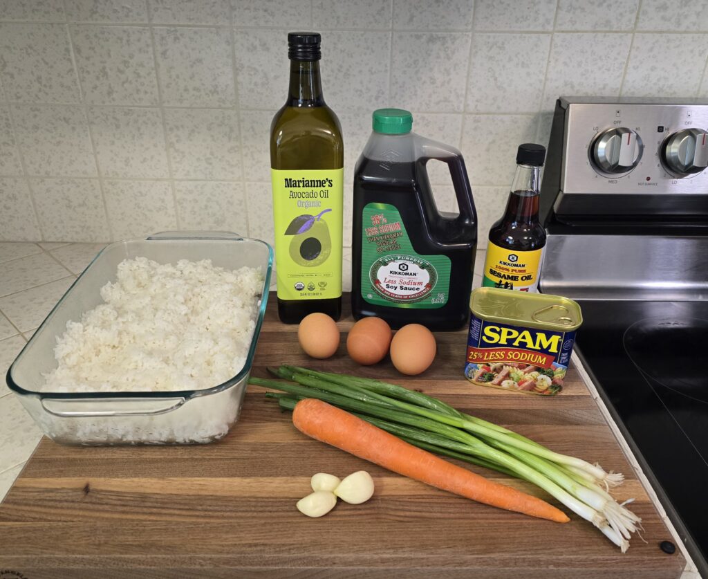 spam fried rice ingredients