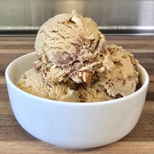 coffee almond fudge ice cream