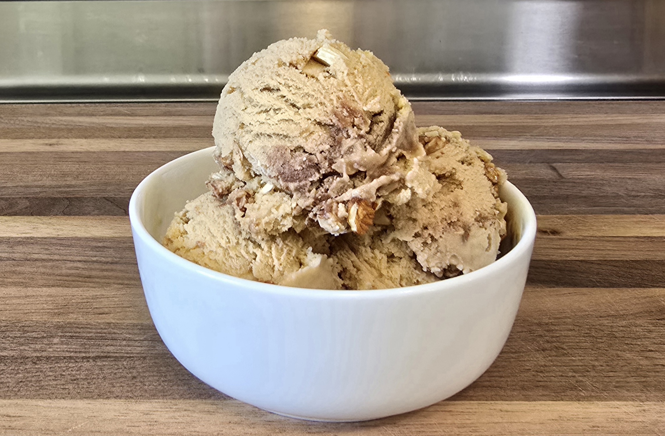 Coffee Almond Fudge Ice Cream